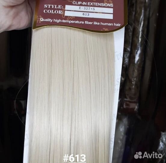 Термо волосы на заколках