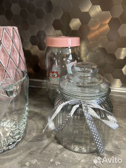 Ваза, ведро для льда, банки для хранения