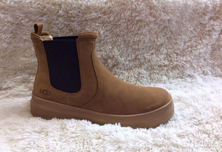 Ugg Mens Burleigh Chelsea Chestnut