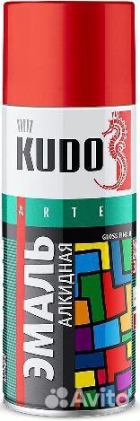 Эмаль kudo-1028 металлик золото универсальная 0,5