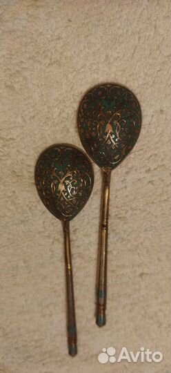 Антикварные десертные ложки