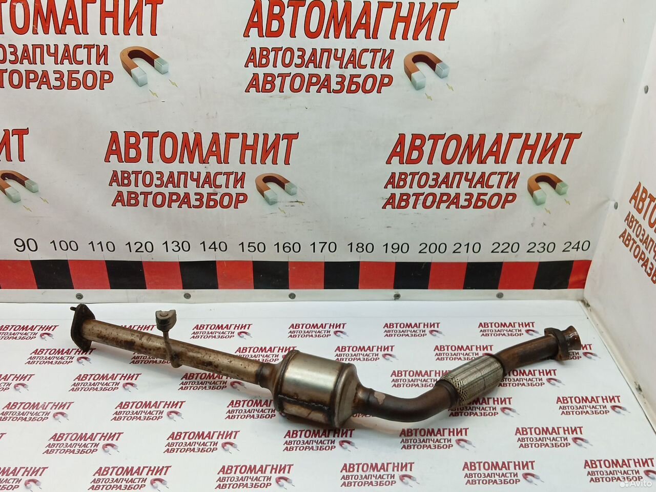 Гофра глушителя труба приемная Ссаньенг Кайрон