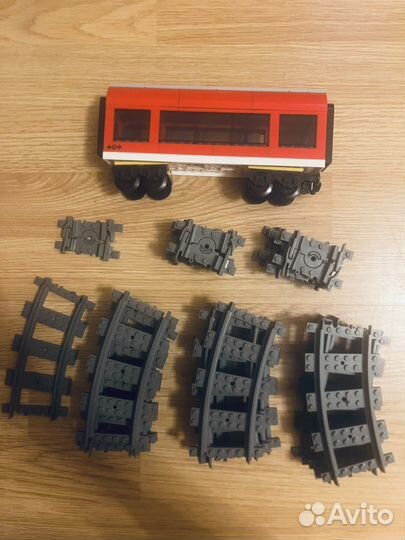 Рельсы и вагон из 7938