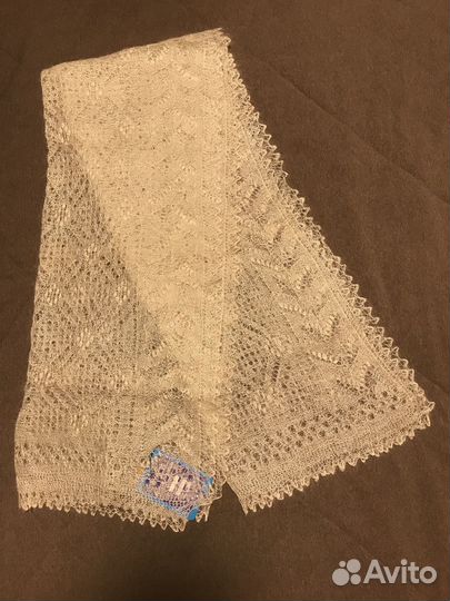 Оренбургский пуховый платок паутинка