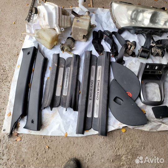 Накладка порога на джили эмгранд