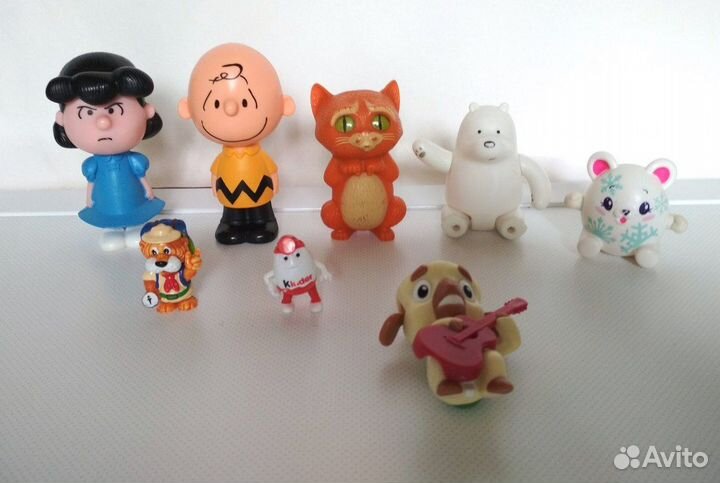 Персонажи Макдональдса, киндеров и 