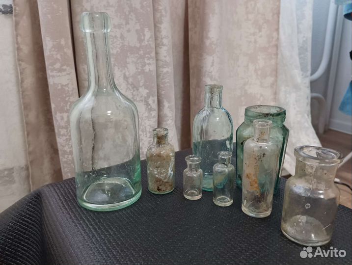 Старинные бутылки