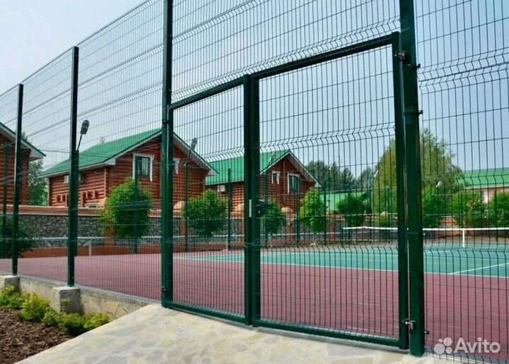 Забор металлический быстро под ключ