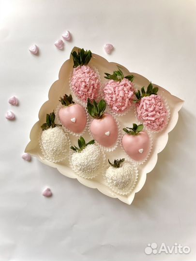 Клубника в шоколаде, клубничный набор, бокс