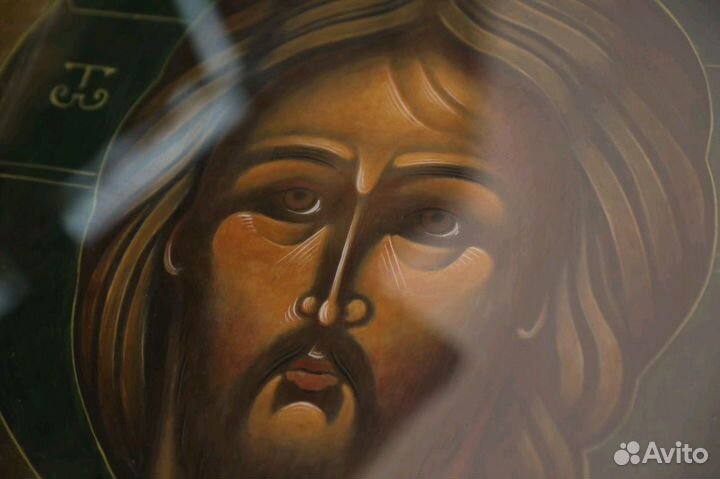 Икона Спасителя рукописная