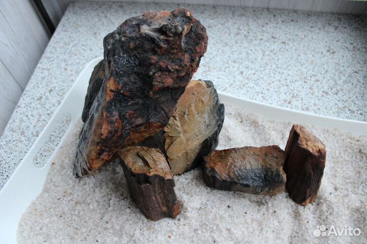 Лава вулканическая и другие камни для аквариума