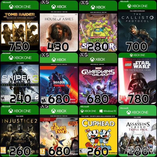 Игры на Xbox One & Xbox Series