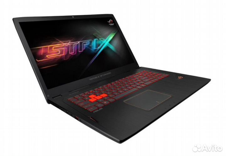Asus 17.3/75 i7-7700HQ 4я8п GTX1060/6 12Гб SSD+HDD