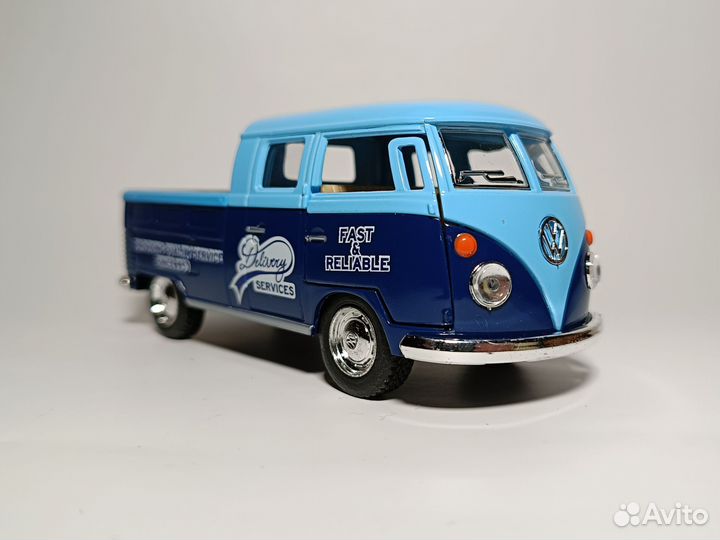 Модель 1963 Vokswagen Bus Kinsmart 1:34