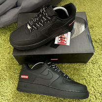 Nike air force 1 supreme black