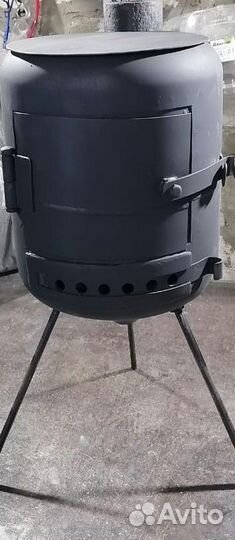 Печь в палатку для зимней рыбалки