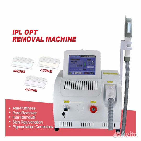 Лазерный аппарат для удаления волос,акне,пигмента