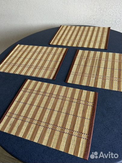 Новые салфетки сервировочные кухонные из бамбука