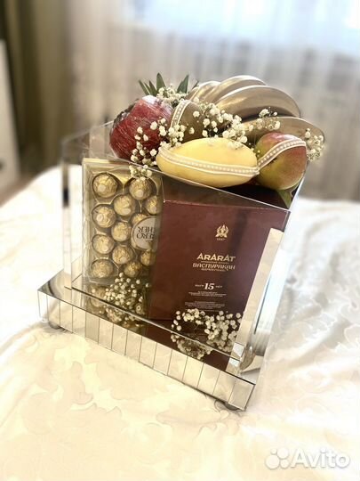 Зеркальная Корзина на свадьбу