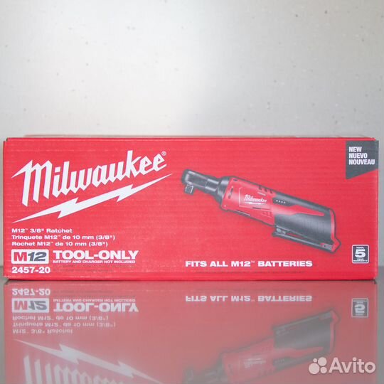 Трещетка 2457 - 20 Milwaukee M12