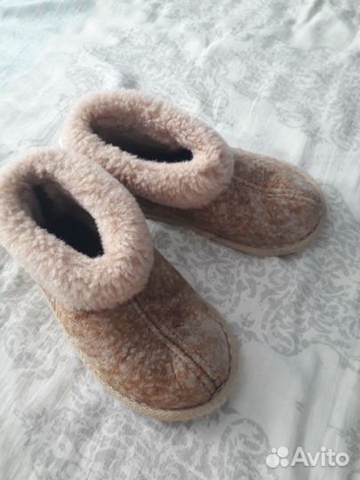 Тапочки овечья шерсть