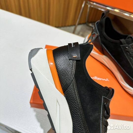 Модные кроссовки Santoni для активных мужчин