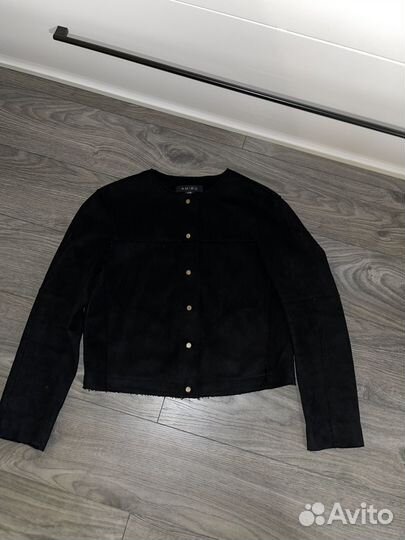 Замшевый пиджак жакет