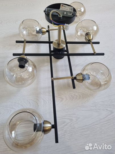 Люстра потолочная de markt гамбург 6 плафонов