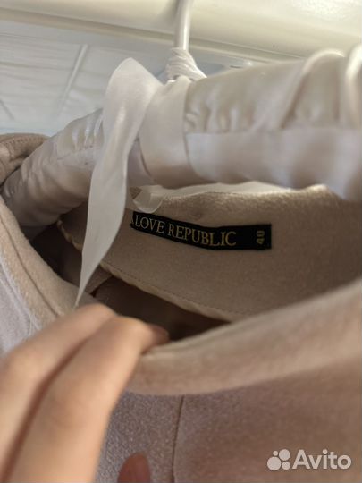 Юбка love republic пудровая розовая