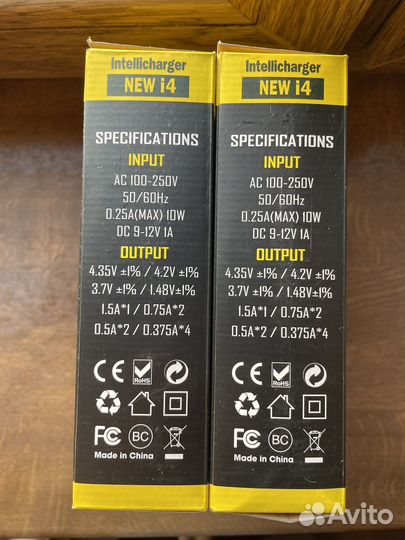 Nitecore new i4 зарядное устройство