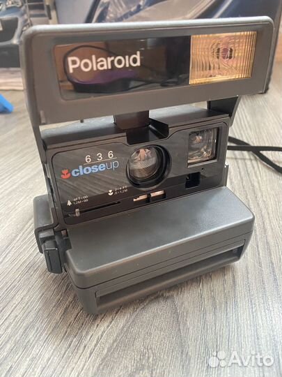 Раритет фотоаппарат Polaroid 636 closeup
