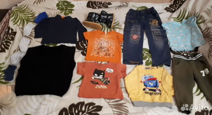 Вещи, обувь, шапки на мальчика 74-104