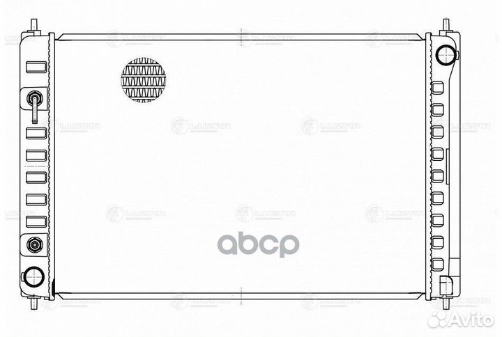 Радиатор охл. 670*460*26 nissan Murano II (Z5