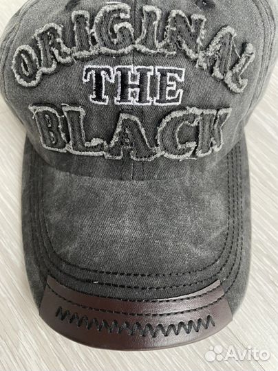 Кепка бейсболка мужская джинсовая с надписью