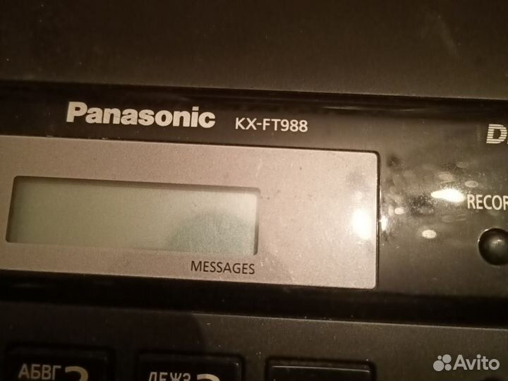 Факсы panasonic kx ft988