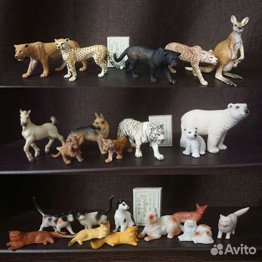 Фигурки животных Schleich, Collecta, Papo и другие