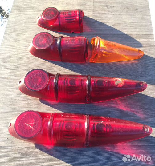 Рассеиватели стёкла задних фонарей Москвич 408 407