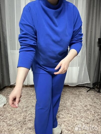 Костюм женский в рубчик 46-48р