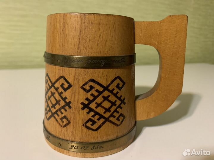 Кружка деревянная