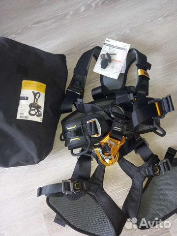 Привязь для канатного доступа с зажимом croll