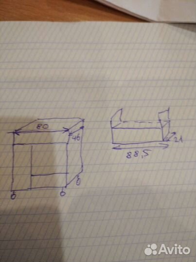 Компьютерный стол, полка