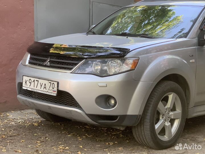 Дефлектор капота mitsubishi Outlander xl