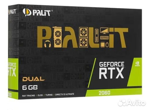 Видеокарта Palit GeForce RTX 2060 Dual