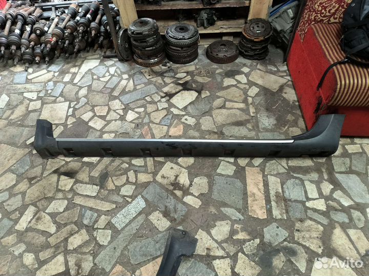 Рено Дастер duster Накладка на порог левый