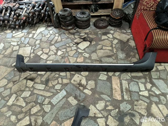 Рено Дастер duster Накладка на порог левый