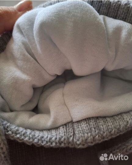 Шапка зимняя для новорожденных р-р 38-40