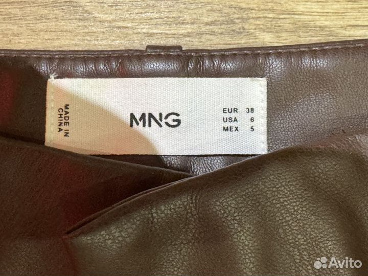 Кожаные брюки женские