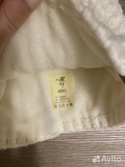 Зимняя шапка с натуральным помпоном