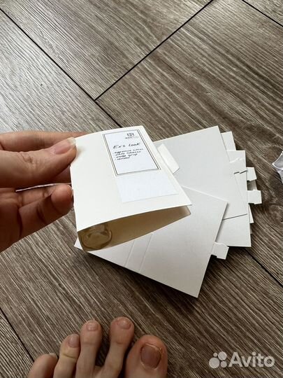 Упаковка книжка для тестеров духов парфюма