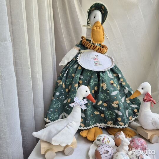 Грелка на чайник тильда гусыня